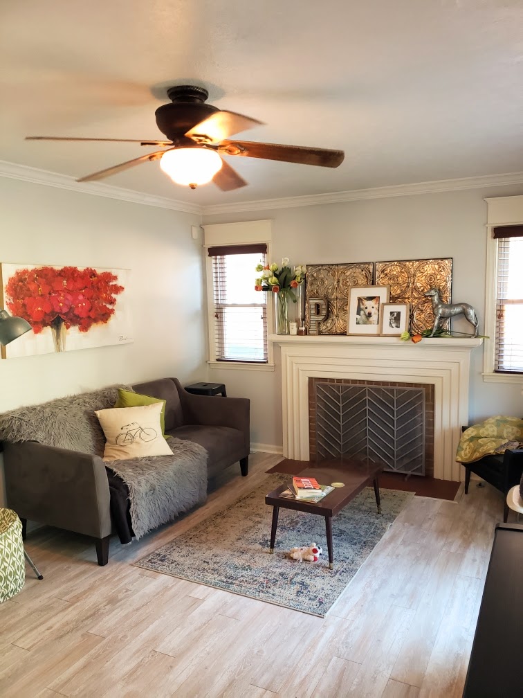 rental properties interior in the living room